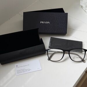 Prada Black Eyeglasses